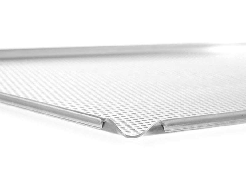Hendi - Tray geperforeerd GN 1/1 - met 4 randen, 530x325x(H)10mm, Gastronorm 1/1, Aluminium, 530x325x(H)10 (1)
