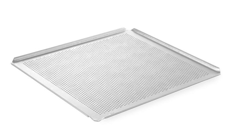 Hendi - Tray geperforeerd GN 2/3 - met 4 randen, GN 2/3, 354x325x(H)10mm, Gastronorm 2/3, Aluminium, 354x325x(H)10 (1)