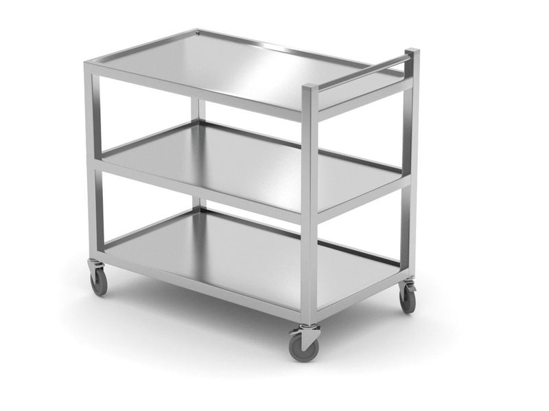 HENDI -  Serveerwagen voor zware belasting, 800x500x(H)950mm