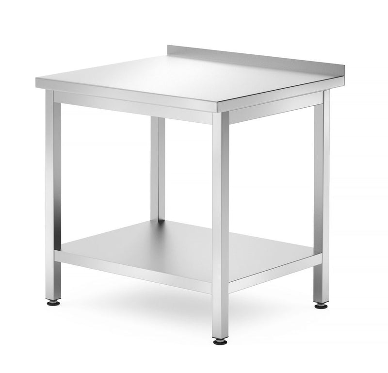 HENDI -  Muur werktafel met schap – geschroefd, diepte: 700 mm., Profi Line, 800x700x(H)850mm