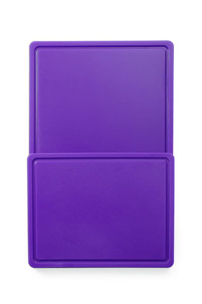 HENDI  Snijplank - 530x325mm - 7 kleuren - Met sapgeul - HACCP - GN 1/2 - HDPE