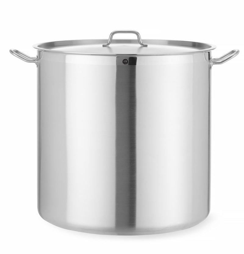 HENDI - Kookpan hoog met deksel, Profi Line — verschillende inhoudsmaten