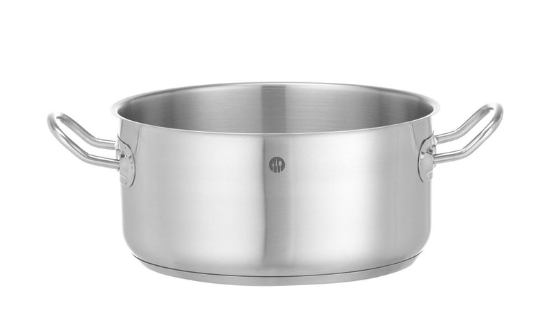 HENDI -  Kookpan laag - zonder deksel, Kitchen Line, 4,9L, ⌀240x(H)110mm