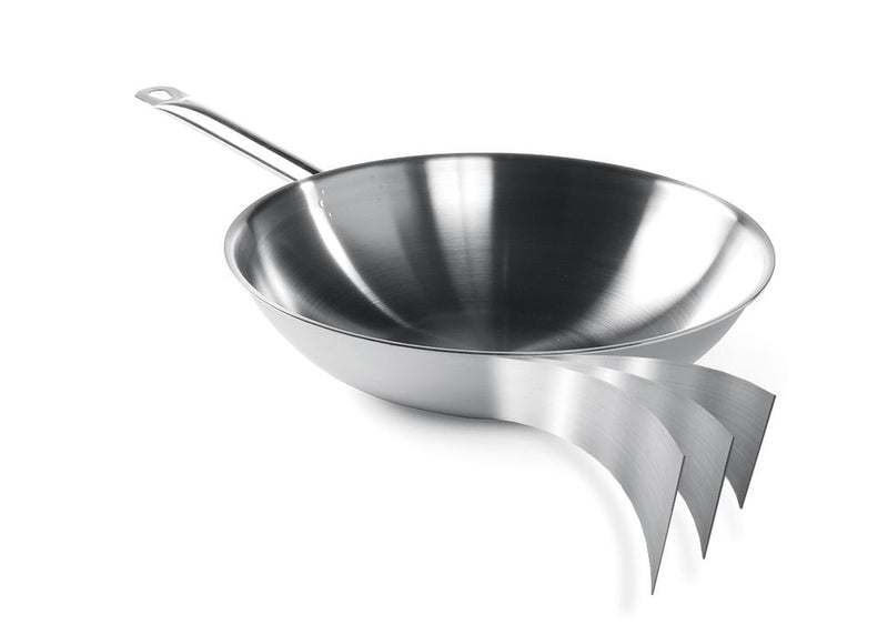 HENDI -  Wok 3-ply - zonder deksel, ⌀360x(H)90mm