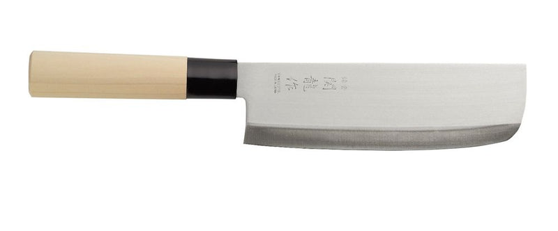 HENDI -  Japans Nakiri mes, Zwart, (L)290mm