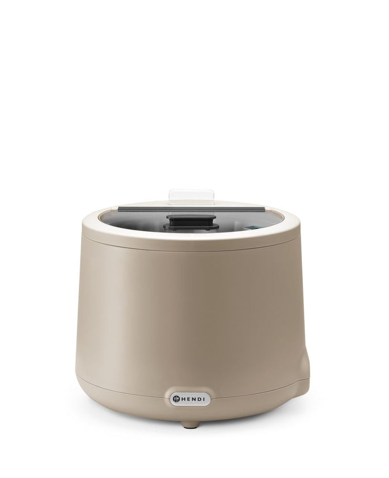 HENDI -  Soepketel  UNIQ, designed by Robert Bronwasser, 8L, Beige, 220-240V/500W, ⌀365x(H)325mm
