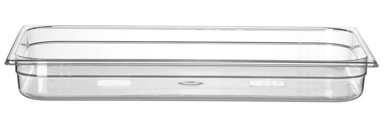 HENDI -  Container GN 1/1 polycarbonaat, Profi Line, GN 1/1, 9L, Transparant, 530x325x(H)65mm