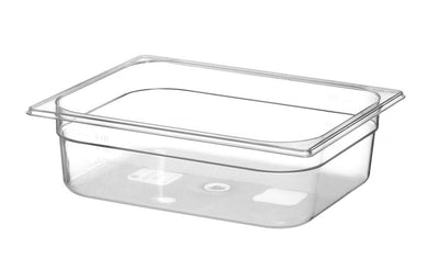 HENDI -  Container GN 1/2 polycarbonaat, Profi Line, GN 1/2, 6,5L, Transparant, 325x265x(H)100mm