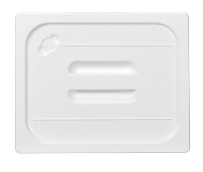 HENDI -  Deksel voor GN containers wit polycarbonaat, GN 1/2, Wit, 265x325mm