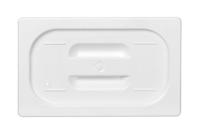 HENDI -  Deksel voor GN containers wit polycarbonaat, GN 1/4, Wit, 265x162mm