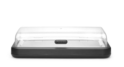 HENDI Koelvitrine GN 1/1 - polypropyleen, rvs, koelelement - 59,3x38,9x14,7 cm - groen - buffet