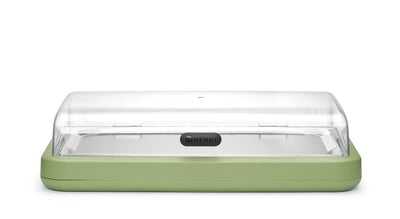 HENDI Koelopzetvitrine GN 1/1 - polypropyleen en rvs - 59,3x38,9x14,7 cm - zwart - voor buffet