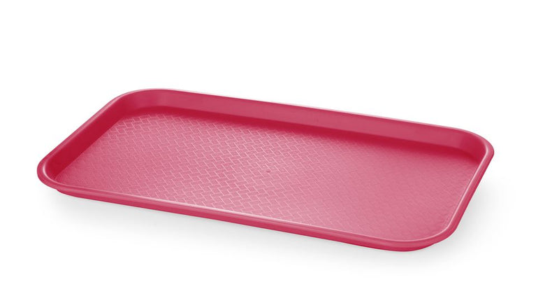 AmerBox -  Fastfooddienblad polypropyleen GN 1/1, GN 1/1, Rood, 530x325x(H)20mm