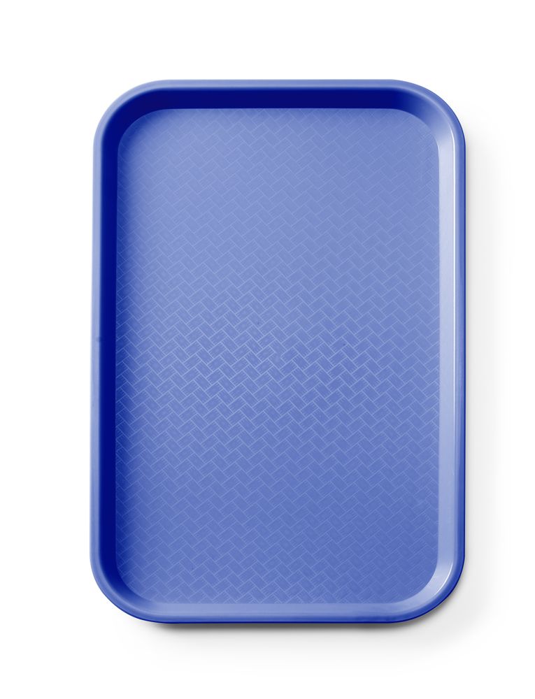 AmerBox -  Fastfooddienblad polypropyleen GN 1/1, GN 1/1, Blauw, 530x325x(H)20mm