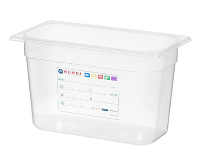 HENDI -  Container GN 1/3, GN 1/3, 7,8L, Transparant, 325x176x(H)200mm