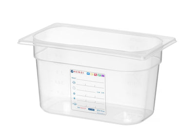 HENDI -  Container GN 1/4, GN 1/4, 4L, Transparant, 265x162x(H)150mm