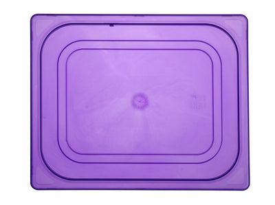 HENDI -  Deksel voor GN containers paars, GN 1/2, Paars, 325x265mm
