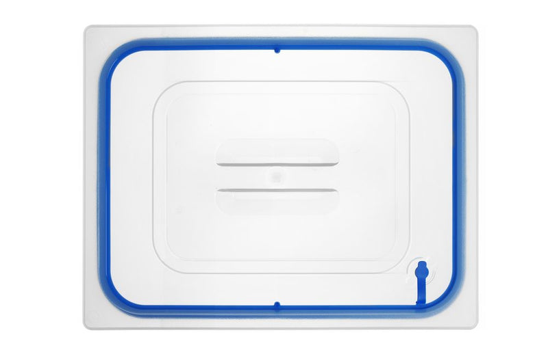 Hendi - Lid For Gn Containers Made Of Polypropylene With Seal, Deksel voor GN containers polypropyleen, GN 1/2, Transparant, 325x265mm