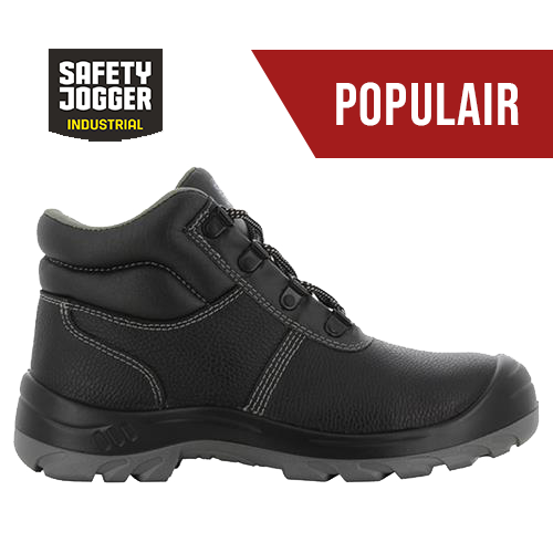 Safety Jogger BESTBOY Hoge veiligheidsschoen S3 zwart