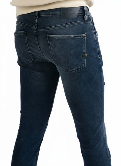 247Jeans Palm Skinny SK71 Blue Black Denim Used