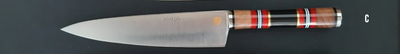 Kyna - Couteau de chef - 20 cm - Chaque couteau est unique !