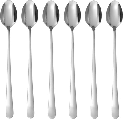 Hendi Sorbet Spoons - Ice Cream Spoons - Profi Line Dessert Spoon - 19.8cm - Stainless Steel 18/0 (Set of 6) 