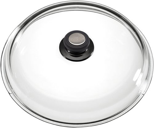 Eurolux glass lid with knob - Ø 18cm to Ø 32cm - Round