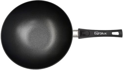 Eurolux Squeezed wok with removable handle 30 x 10 cm flex induction