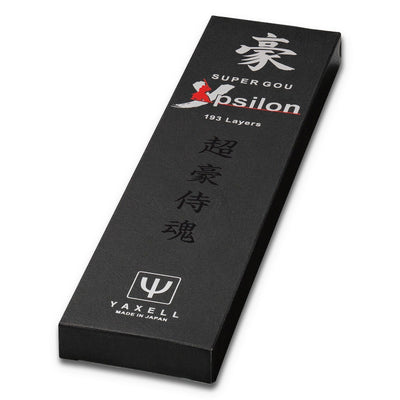 Japans Yaxell Super Gou Ypsilon Santoku 16,5 cm 193 laags roestvrij damast staal