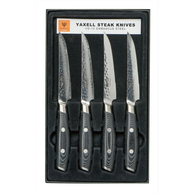 YAXELL serie TSUCHIMON Steakmessen set 4-delig