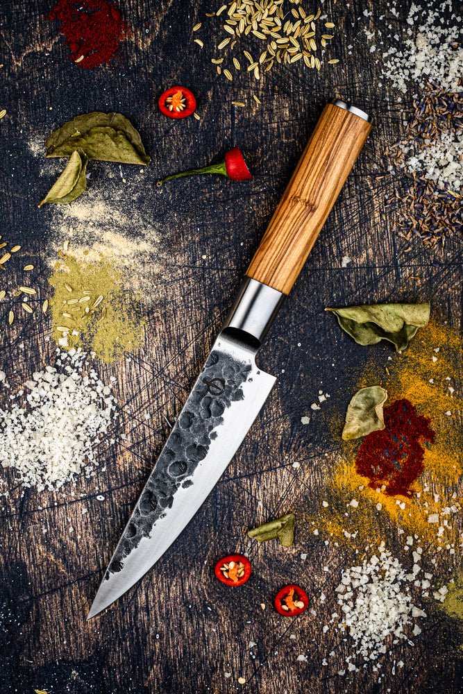 Couteau de chef olive forgé 16cm