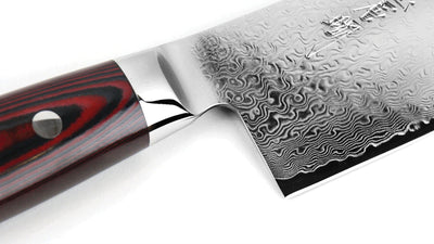 Yaxell Super Gou Kiritsuke 20 cm 161 laags roestvrij damast staal met canvas-micarta heft