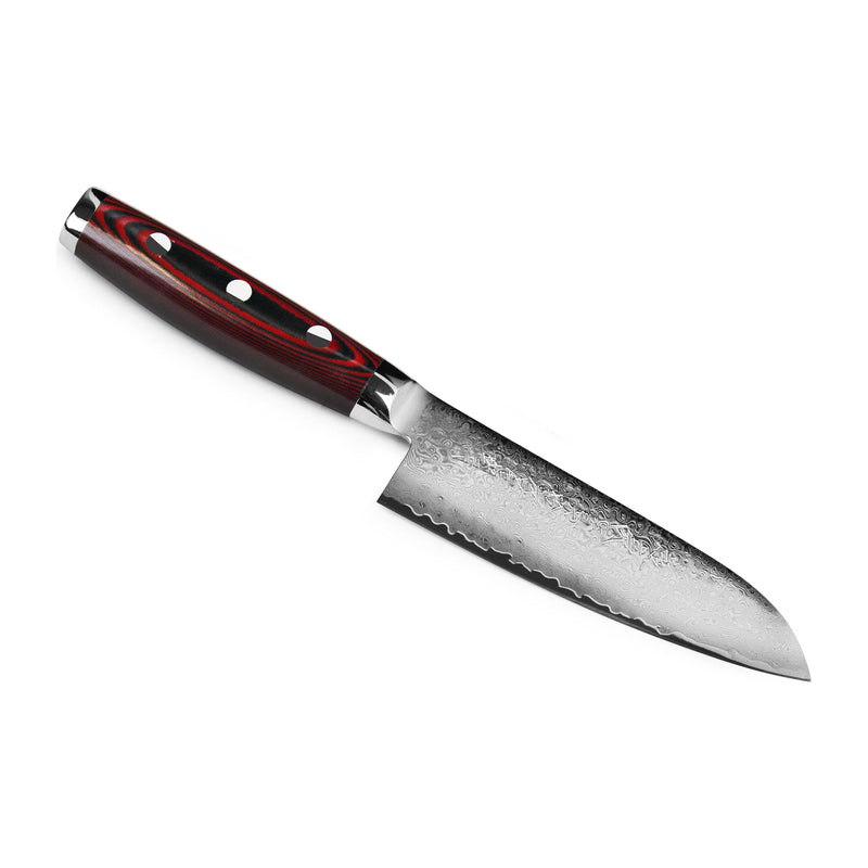 Yaxell Super Gou Santoku 12,5 cm 161 laags roestvrij damast staal met canvas-micarta heft