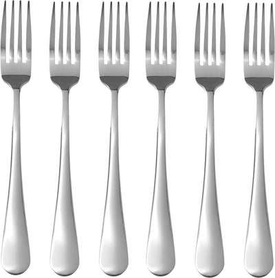 Fourchette de table Hendi - Fourchettes de table Profi Line - 20,5 cm - Acier inoxydable 18/0 (Lot de 6) 