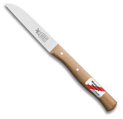 Robert Herder Paring knife with beech handle - stainless - 8.5cm