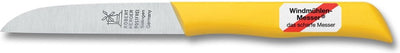 2 x Couteau Robert Herder Mill - Éplucheur - Couteau à pommes de terre - Acier inoxydable - Jaune 