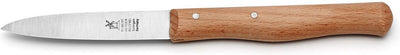 Couteau Moulin Robert Herder - Couteau de bureau - Lame pointue centrale 8,5cm - Acier inoxydable - Manche en bois de hêtre