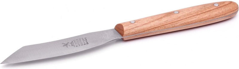 Robert Herder Yatagan Vegetable Knife - Fruit Knife - Stainless Steel - Blade 8 cm - Cherry Wood Handle
