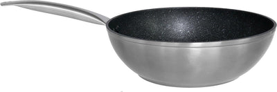 San Ignacio Frying Pan 51 x 29 x 12 cm Aluminum Silver/black