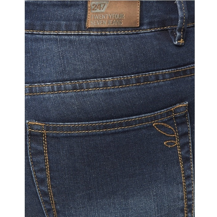 Jean Stretch Rose Sand Bladed Bleu Foncé Slim Fit S17 (247 jeans)