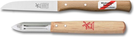 Robert Herder - Combi advantage - Stainless steel peeling knife 8.5 cm and stainless steel peeler