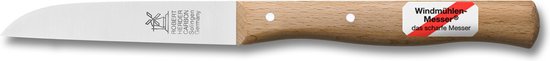 Robert Herder Paring knife with beech handle - stainless - 8.5cm