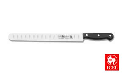 ICEL Techniek Cutting knife with dimples 25 cm