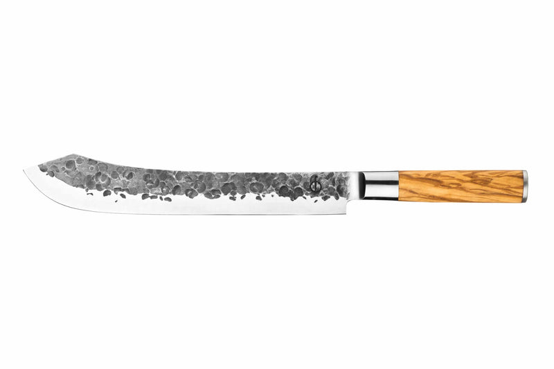 Couteau de boucher forgé olive