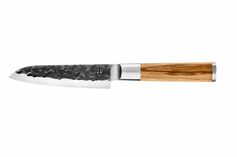 Olive Forged Santoku Knife 14 cm