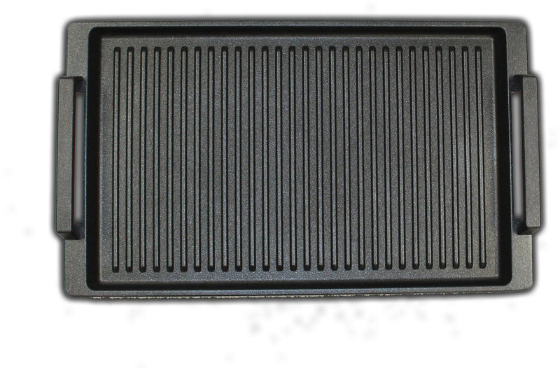 Plaque de grill Eurolux avec poignées 41 x 24 x 2,5 cm induction 