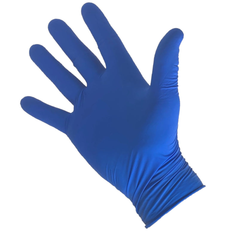 Latex gloves blue (per 100 pieces)