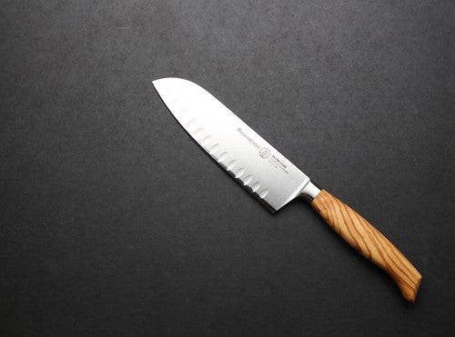 Messermeister - Oliva - Luxury Santoku "Kullenschliff" knife 16cm
